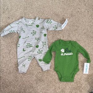 Carter's Green and Gray St. Patrick's Day Bundle (Includes Everything)
